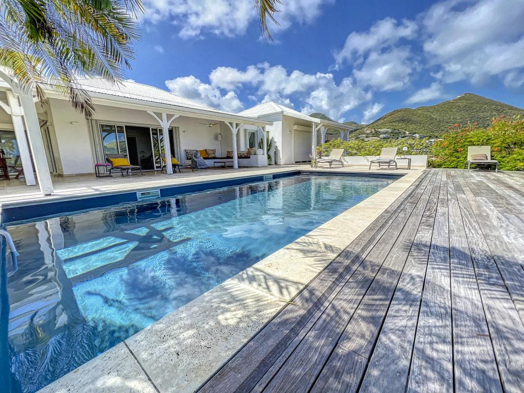 Saint Martin Baie Orientale villa __piscine-2